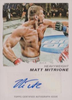 2011 Topps UFC Moment of Truth - Certified Signatures #CS-MMI Matt Mitrione Front