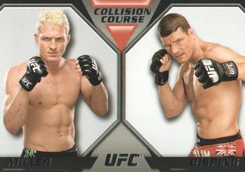 2011 Topps UFC Moment of Truth - Collision Course Duals #CC-BM Michael Bisping / Jason Miller Front