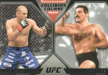 2011 Topps UFC Moment of Truth - Collision Course Duals #CC-GS Royce Gracie / Dan Severn Front