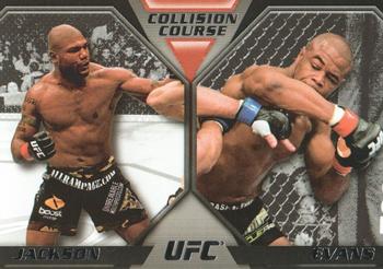 2011 Topps UFC Moment of Truth - Collision Course Duals #CC-JE Quinton Jackson / Rashad Evans Front