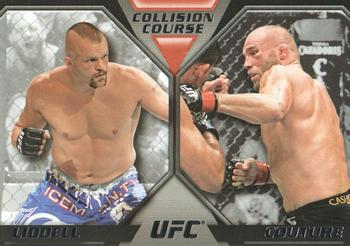 2011 Topps UFC Moment of Truth - Collision Course Duals #CC-LC Chuck Liddell / Randy Couture Front