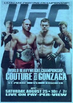 2011 Topps UFC Moment of Truth - Fight Poster Review #FPR-UFC74 UFC 74 Respect Front