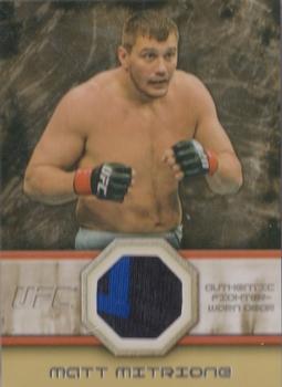 2011 Topps UFC Moment of Truth - Fighter Gear #FG-MMI Matt Mitrione Front