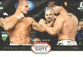 2011 Topps UFC Moment of Truth - Showdown Shots Duals #SS-DC Junior dos Santos / Shane Carwin Front