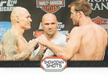 2011 Topps UFC Moment of Truth - Showdown Shots Duals #SS-SB Krzysztof Soszynski / Stephan Bonnar Front