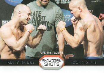 2011 Topps UFC Moment of Truth - Showdown Shots Duals #SS-SL Matt Serra / Chris Lytle Front