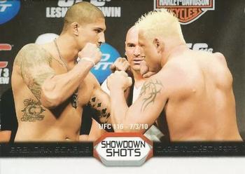 2011 Topps UFC Moment of Truth - Showdown Shots Duals #SS-ST Brendan Schaub / Chris Tuchscherer Front
