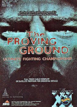 2010 Topps UFC - Fight Poster Review #FPR-UFC11 UFC 11 Front