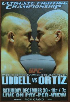 2010 Topps UFC - Fight Poster Review #FPR-UFC66 UFC 66 / Chuck Liddell / Tito Ortiz Front