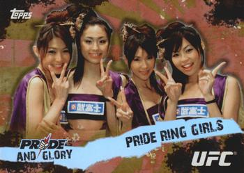 2010 Topps UFC - Pride and Glory #PG-15 Pride Ring Girls Front