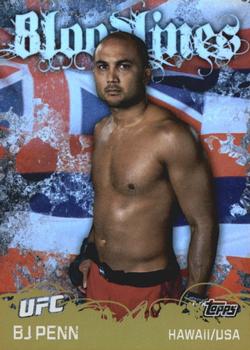 2010 Topps UFC - Bloodlines #BL-5 BJ Penn Front
