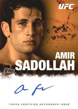 2010 Topps UFC - Autograph #FA-ASA Amir Sadollah Front