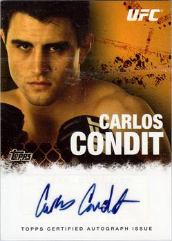 2010 Topps UFC - Autograph #FA-CC Carlos Condit Front
