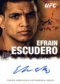 2010 Topps UFC - Autograph #FA-EE Efrain Escudero Front