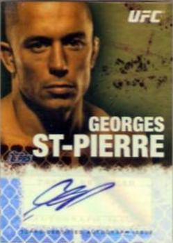 2010 Topps UFC - Autograph #FA-GSP Georges St-Pierre Front