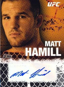 2010 Topps UFC - Autograph #FA-MHA Matt Hamill Front