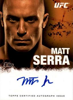 2010 Topps UFC - Autograph #FA-MSE Matt Serra Front