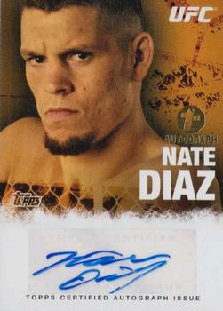 2010 Topps UFC - Autograph #FA-ND Nate Diaz Front