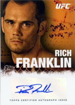 2010 Topps UFC - Autograph #FA-RF Rich Franklin Front