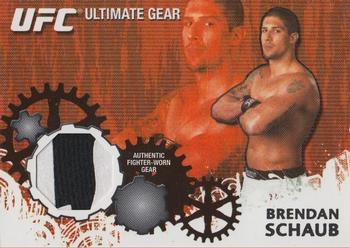 2010 Topps UFC - Ultimate Gear Relic #UG-BS Brendan Schaub Front