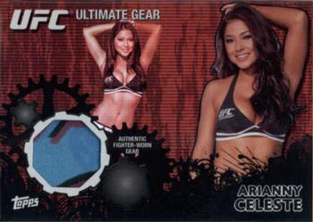 2010 Topps UFC - Ultimate Gear Relic Onyx #UG-AC Arianny Celeste Front