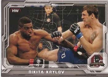 2014 Topps UFC Champions #27 Nikita Krylov Front