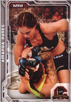 2014 Topps UFC Champions #35 Amanda Nunes Front