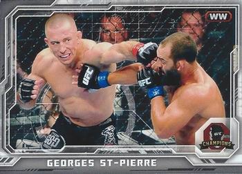 2014 Topps UFC Champions #100 Georges St-Pierre Front