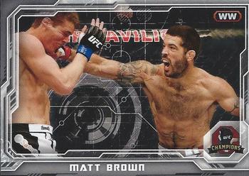 2014 Topps UFC Champions #109 Matt Brown Front