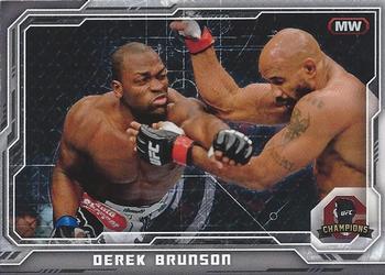 2014 Topps UFC Champions #155 Derek Brunson Front