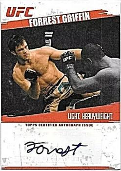 2009 Topps UFC Round 2 - Autographs #FA-FG Forrest Griffin Front