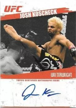 2009 Topps UFC Round 2 - Autographs #FA-JK Josh Koscheck Front
