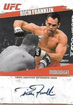 2009 Topps UFC Round 2 - Autographs #FA-RF Rich Franklin Front