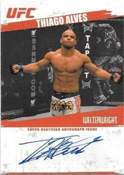 2009 Topps UFC Round 2 - Autographs #FA-TA Thiago Alves Front