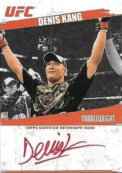 2009 Topps UFC Round 2 - Autographs Red Ink #FADK Denis Kang Front