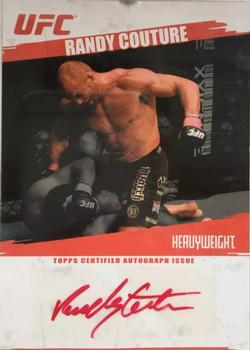 2009 Topps UFC Round 2 - Autographs Red Ink #FARC Randy Couture Front