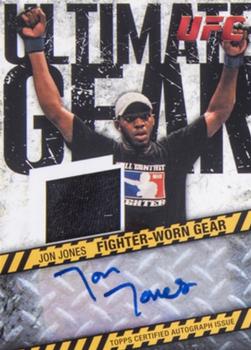 2009 Topps UFC Round 2 - Ultimate Gear Autographs #AUG-JJ Jon Jones Front