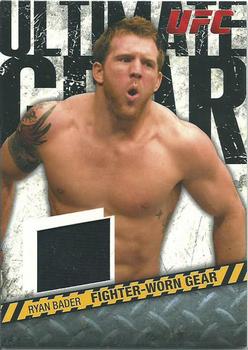 2009 Topps UFC Round 2 - Ultimate Gear #UG-RB Ryan Bader Front