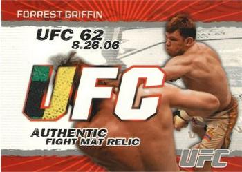 2009 Topps UFC Round 2 - Fight Mat Relics #FM-FG Forrest Griffin Front