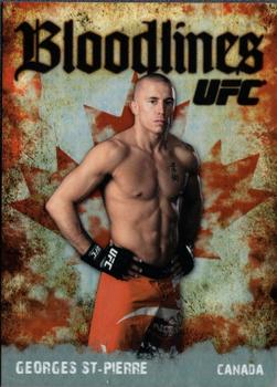 2009 Topps UFC Round 2 - Bloodlines #BL-5 Georges St-Pierre Front