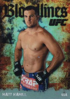 2009 Topps UFC Round 2 - Bloodlines #BL-24 Matt Hamill Front
