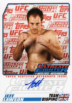 2009 Topps UFC Round 2 - TUF Season 9 Autographs #TUFJL Jeff Lawson Front