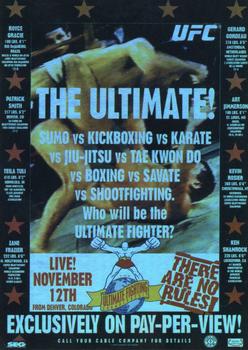 2009 Topps UFC Round 2 - Fight Poster #UFC1 UFC 1: The Beginning Front