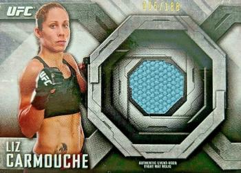 2014 Topps UFC Knockout - Fight Mat Relics #FM-LC Liz Carmouche Front