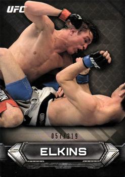 2014 Topps UFC Knockout - Gold #27 Darren Elkins Front