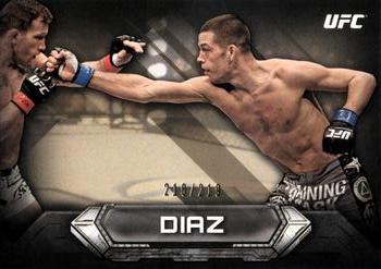 2014 Topps UFC Knockout - Gold #29 Nate Diaz Front