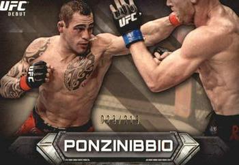 2014 Topps UFC Knockout - Gold #53 Santiago Ponzinibbio Front
