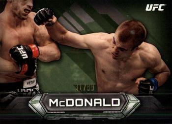 2014 Topps UFC Knockout - Green #28 Michael McDonald Front