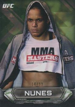 2014 Topps UFC Knockout - Green #93 Amanda Nunes Front