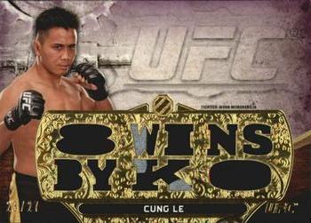 2014 Topps UFC Knockout - Triple Threads Relics Amethyst #TTR-CL Cung Le Front